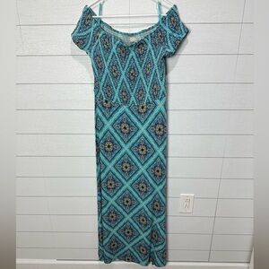 NWT LOFT Beach Aqua Dress Size XL